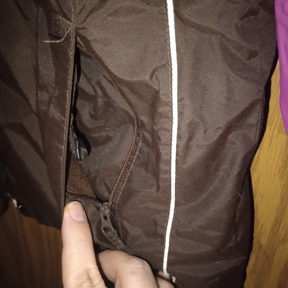Columbia Brown Interchange Jacket 2 In One Waterproof Women's Size Small - Picture 12 of 16